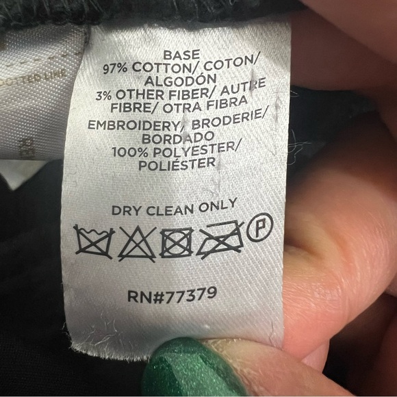 Ann Taylor 2 Kate Floral Wide Leg Embroidered Tweed Office Career Crop Pant - Picture 11 of 12